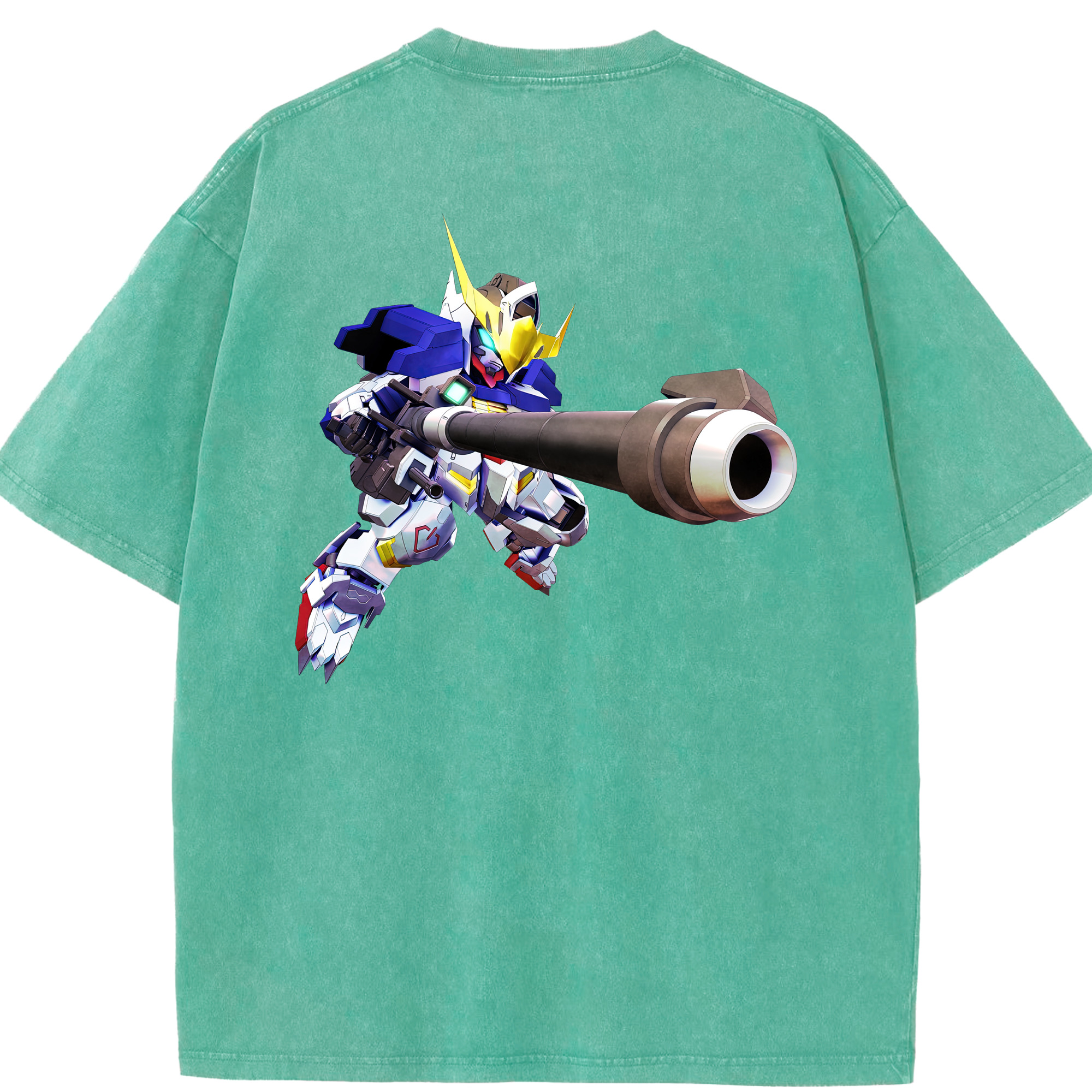 （画像用） 機動戦士ガンダム Mobile Suit Gundam 綿100% ヴィンテージ風 半袖Tシャツ（背面プリント）